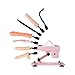 Y-NOT Automatic Sex Machine Sex Toy for Women, Electric Adult Toy for Woman with 7 Dildo Attachments, Vaginal Massage Gun with Adjustable Speed up to 420 Thrusts/Minute for Singles or Couples,Pink