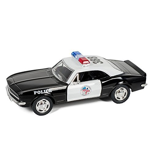 1967 Camero Z-28 Die Cast 5 inch Pull Back Action Police Car Toy