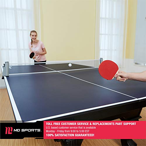 MD Sports Ping Pong and Table Tennis Conversion Tops, Regulation Size Folding, Portable Tennis