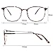 livho Blue Light Blocking Glasses,Cut UV/Ray Transparent Lens,Computer Reading/Gaming Glasses,Anti Eyestrain/Anti Scratch,Sleep Better for Women/Men (Leopard)