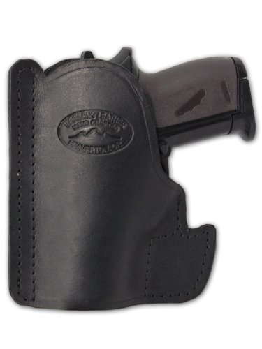 bodyguard saudi for Barsony Leather Gun Concealment Holster Pocket Black