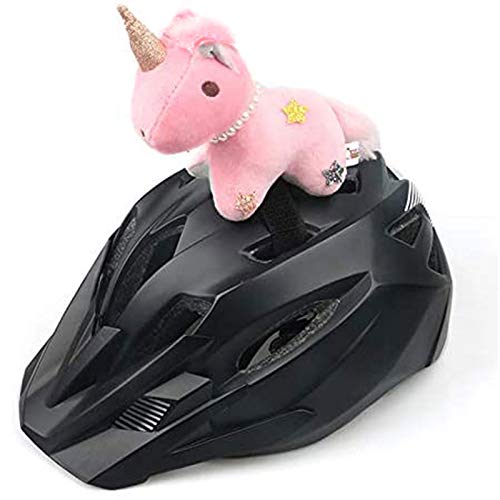 TINTON LIFE Plush Unicorn Helmet Accessories for Kids BMX Scooter