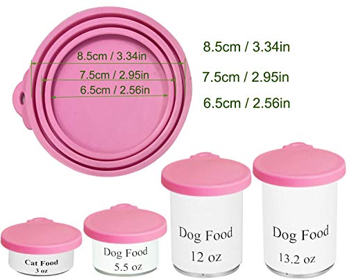 Blikdeksel kattenvoer, blikdeksel hondenvoer, 6 stuks universele voederdoos hond kattenblikdeksel voor huisdieren… - Afbeelding 7