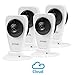 Zmodo 4-Pack EZCam HD Wireless Kid and Pet Monitoring Security Camera with Night Vision, Two Way Audio - Cloud Service Available