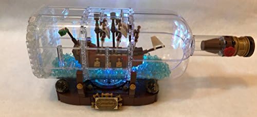 amazon lego ship in a bottle
