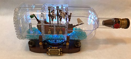 brickled Lighting kit for Lego Ideas Ship in a Bottle 21313 Lego