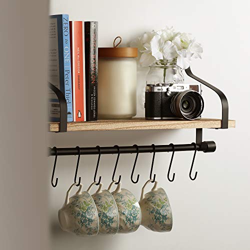 TJ.MOREE Coffee Mug Rack for Wall, Coffee Cup Holder Wall Mounted with