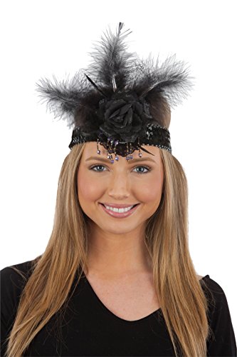 Jacobson Hat Company Women's Sequin Flapper Headband - Image 3