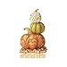 Enesco Jim Shore Heartwood Creek Stacked Pumpkins Stone Resin, 6.5” Figurine