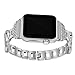 Genuine Leather Bands Compatible with Apple Watch Band 38mm 40mm 42mm 44mm, Superior Leather Watch Wristband for iWatch SE Series 8/7/6/5/4/3/2/1 (Beauty, 42mm/44mm)