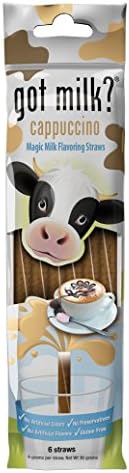 Cappuccino Magic Milk Straws 6 pk