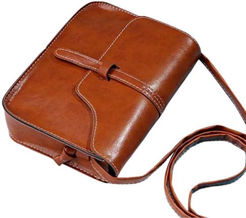 TEARWIN Women Leather Hangbag Vintage Purse Bag Leather Cross Body Shoulder Messenger Bag