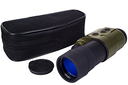 12 Survivors Trace 5x50 Digital Night Vision Recording Monocular, Green (Renewed)
