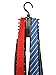 Aristocrat Tie Rack Hanger - Necktie Cross Hanger - 20 Tie Holders - Tie Rack Hanger with Criss-Cross Design Closet Organizer