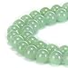 BRCbeads Gorgeous Natural Light Green Jade Gemstone Smooth Round Loose Beads 8mm Approxi 15.5 inch 45pcs 1 Strand per Bag for Jewelry Making