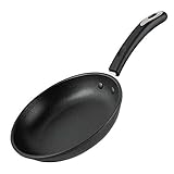 COOKER KING 8 Inch Nonstick Frying Pan, PFOA Free Non Stick Pan, Dishwasher Safe, Soft Grip Handle, Thickened Brim, Anti Warp Base, Omelette Fry Pan Skillets Non Stick