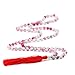 OVALBUY 108 Hand Knotted 6mm Colored Stone Beads Tibetan Buddhist Prayer Japa Mala for Meditation