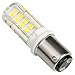 Kakanuo BA15D Double Bayonet 1076 1142 LED Car Bulb 4 Watt Warm White 3000K Non-dimmable 51x2835SMD AC/DC12V (Pack of 2)