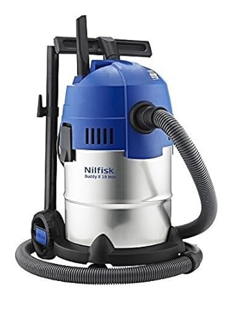 Nilfisk 18451129 Buddy II 18 Inox, 1200 W, 230 V, blau