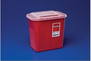 Covidien 31143699 Sharps-A-Gator General Purpose Sharps Container, Red, 1 Gallon
