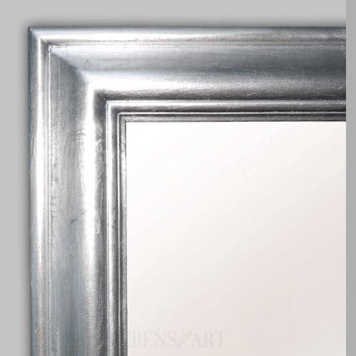 Lebenswohnart Eleganter Spiegel Gini 80x60cm Silber Rahmen Wandspiegel 009 3gs Amazon De Kuche Haushalt