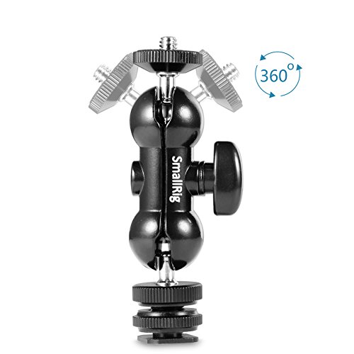 4 SmallRig+Ballhead+Multi+function+Double+Monitors