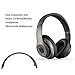 Replacement Headband Top Head Band Repair Parts Compatible with Beats Studio 2.0 Wireless Over Ear Headphone Pad Cover (Titanium)