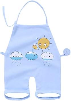 Bavoirs Bebe Coton Tablier Protection Enfant Nouveau Ne Ventre Nombril Jambe Tabliers Tissu Epais Chaud Bavoir Pour Bebes 0 4 Mois Amazon Fr Beaute Et Parfum