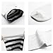 Womens Stripe Thigh High Socks - Leg Warmer Dresses Over Knee High Stockings Cosplay Socks 3 pairs