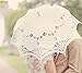 TINKSKY Lace Umbrella Parasol Romantic Wedding Umbrella Photograph (Ivory)