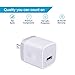 Wall Charger, Ououdee 4-Pack USB 1AMP Universal Home Travel Wall Charger Adapter for iPhone 7 Plus, 6 Plus, 6s Plus, iPad, Tablet, Samsung Galaxy S8, S7, S6 Edge, LG, HTC, Sony, Nokia and More
