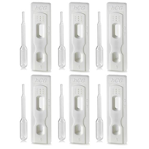 6 Pk Pregnancy Tests HCG Strips 99% Accurate at Home Testing Rapid Fast Results Rapid Early Detection Strips Sensitive Urine Tests for Women