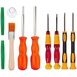 Gamebit Set, NES Xbox Torx Security T6 T8 Triwing Screwdriver Repair Tool Kit for Xbox One/ 360 / Nintendo 3DS / Wii/NES / DS Lite/GBA / Game cube