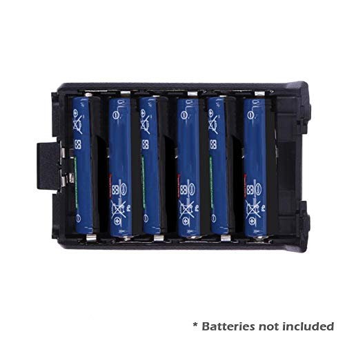 Battery Organizer Battery Case Battery Box C-6 AAA Extended Battery Case Storage Box for Baofeng UV5R 5RA B C D 5RE Plus Two Way Radio