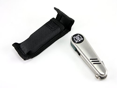 Skyway Golf All-in-One Multi Tool Stainless Steel with Beltloop Pouch Divot Repair Ball Marker - Engravable - Thumbnail 5