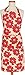 MUkitchen Adjustable Cotton Herringbone Weave Apron with Large Pockets, 35-Inches, Red Poppy