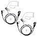 Kenwood Radio Covert Earpiece with Earmoulds (2 Pin) The Security Store