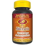 BioAstin Hawaiian Astaxanthin – 50 ct – 12mg Original High Potency One Per Day Formula - Supports Joint, Skin, Eye Health Naturally –A Super-Antioxidant Grown in Hawaii