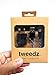 Tweedz Blue Braided Micro USB Cable Android Phone Charger - Durable, Tangle Free Smartphone Cord & Wall Adaptor