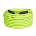 Flexzilla Air Hose, 3/8 in. x 100 ft, 1/4 in. MNPT Fittings, Heavy Duty, Lightweight, Hybrid, ZillaGreen - HFZ38100YW2 primary
