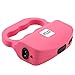 POLICE Stun Gun 519 - 58 Billion Rechargeable with LED Flashlight, Pink