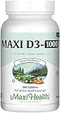 Maxi Health Vitamin D3 1000 IU - for Healthy Muscle