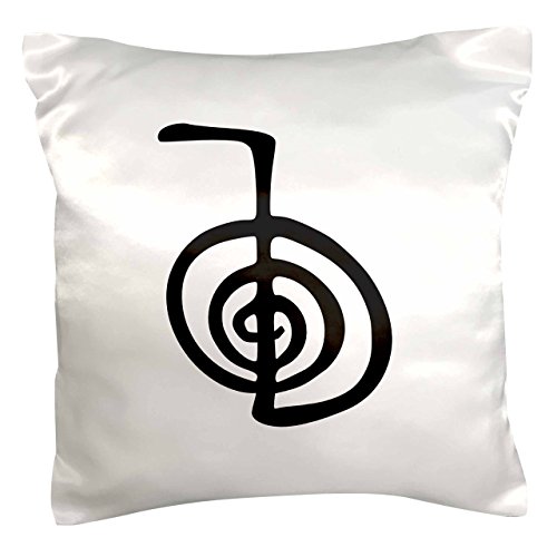 3dRose Reiki power symbol cho ku rei choku rei for protection cleaning clearing energy or boosting healing - Pillow Case, 16 by 16-inch (pc_154526_1)