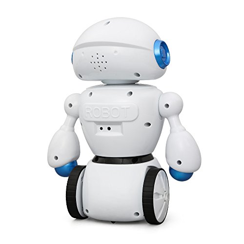 ECLEAR Remote Control RC Robot, JJRC CADY Smart Programming Flexible Robots Kit Toys Present For Kids Preschooler Entertainment,by Blue