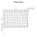 GROWNEER 4'x6' Bungee Cargo Net Heavy Duty Truck Bed Net Stretches to 8'x12'' Bungee Cord Tie-Down Net for Rooftop Cargo Carrier with 20 Hooks Small 5