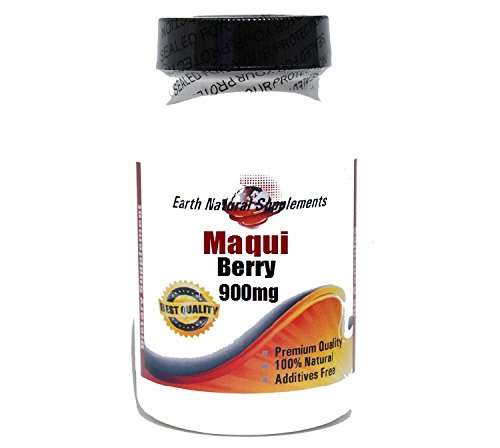 Maqui Berry 900 mg * 180 Capsules 100 % naturel - par EarhNaturalSupplements