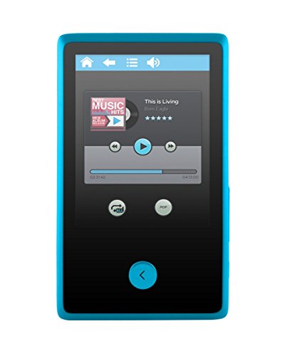 Photo 1 of Ematic 8GB MP3 Video Player with FM Tuner, Voice Recorder, Bluetooth, 2.4-inch Touch Screen and SD Slot, Blue