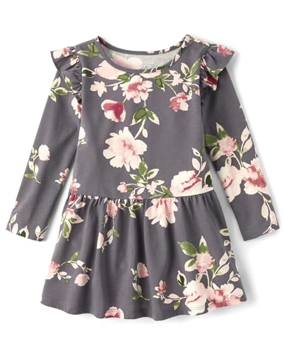 The Children's Place,Baby-Girls,and Toddler Long Sleeve Everyday Casual Dress,G…