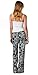 Popana Palazzo Pants for Women Casual Summer Wide Leg Beach Pants Plus Size Made in USA X-Large ST27 Abstract