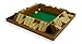 Endgamz Deluxe Shut The Box Game Wooden 4 Player Math Game with Lid for 1-4 Players - Premium Wood Tabletop Set with Cover, Dice, Felt Bottom and Shut-The-Box Instructions - 14.5 Inches